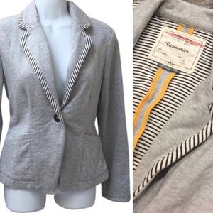 Cartonnier Grey Blazer Jacket 4 Anthropologie